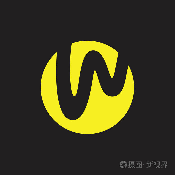 w字母创意logo设计图片