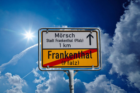 弗兰克塔尔的德国公路