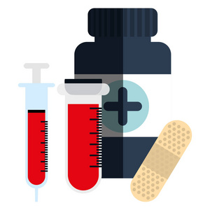 药瓶塑料与管测试血液