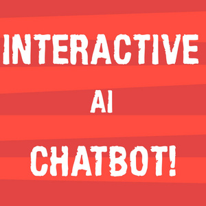 手写文本写作交互式 ai chatbot。概念意义计算机程序, 模拟 huanalysis 会话半色调条纹照片水平线在交替颜色空