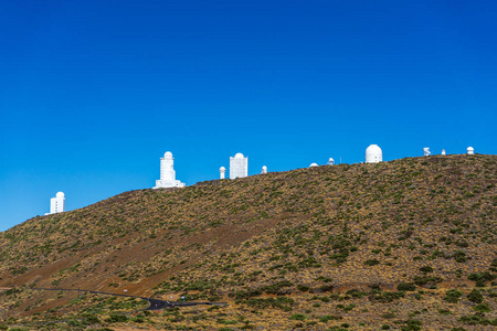 泰德天文台。 观点科拉尔德尔尼诺。 泰内利夫。 加那利群岛。 西班牙。
