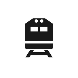 列车图标图形设计模板隔离