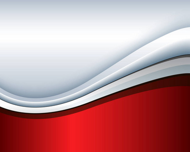 抽象商业背景优雅的银红色矢量插图。
