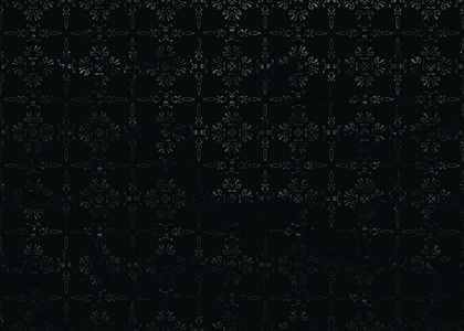 老式黑色背景与花卉元素和黑暗的边缘哥特式风格。皇家纹理，矢量Eps10