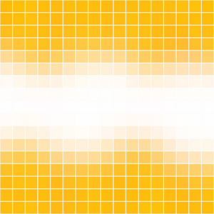 矢量抽象镶嵌黄白瓦背景，方形格式..