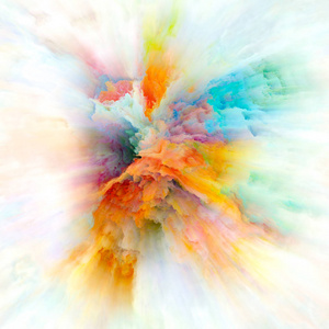色彩情感系列。 由色彩爆炸组成的背景，适合用于想象创意艺术和设计项目