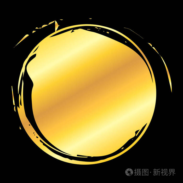 金属光泽金设计元素矢量插图.插画-正版商用图片17xd9b-摄图新视界