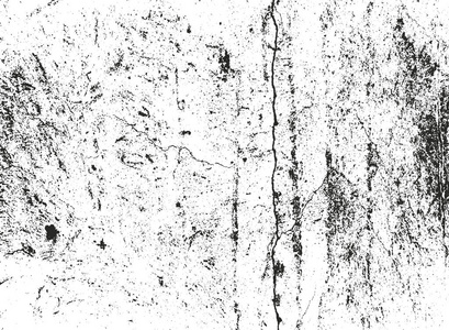 开裂混凝土石或沥青的不良覆盖纹理。 可怕的背景。 抽象半色调矢量插图