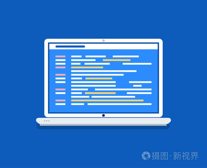 笔记本电脑程序代码计算机程序的创建