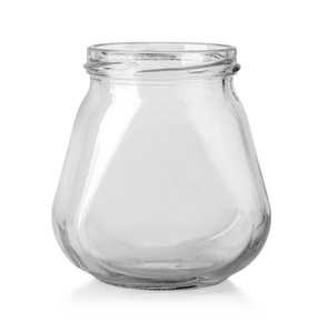 玻璃空罐隔离白色与剪裁路径