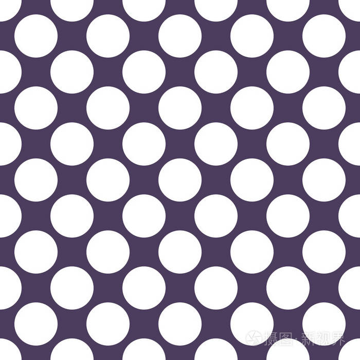 圆点图案. 几何简单背景. 创意和优雅的风格插图