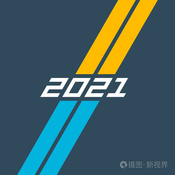 2021年新年快乐或圣诞节背景创意贺卡设计可用于传单,邀请海报,小册子