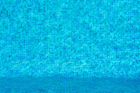 蓝色游泳池背景