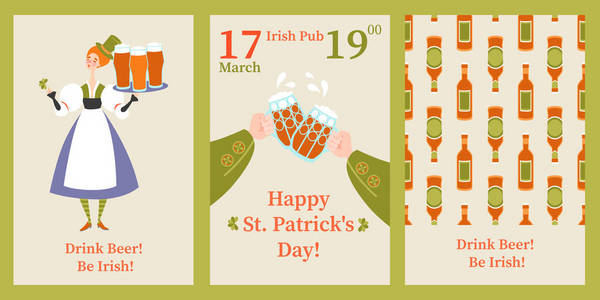 s Day vector illustrations for greeting and invitation cards and