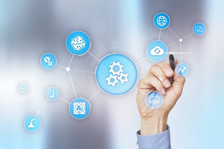 市场营销自动化图片-市场营销自动化素材-市场营销自动化插画-摄图新