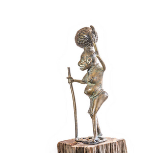 象牙海岸非洲民族青铜雕刻雕塑