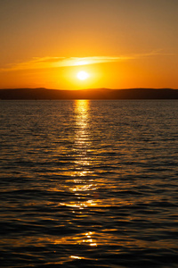 巴拉顿湖日落自然风景图片