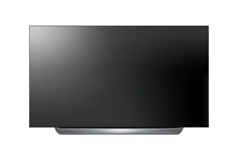 电视屏幕平板液晶显示器矢量插图