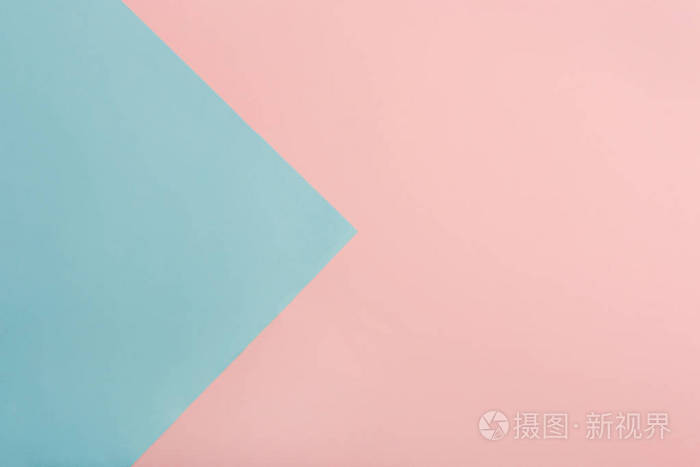 蓝色和粉红色的颜色纸张背景