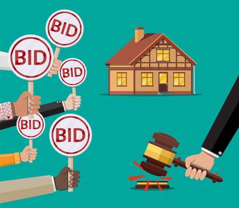 房子拍卖图片-房子拍卖素材-房子拍卖插画-摄图新视界