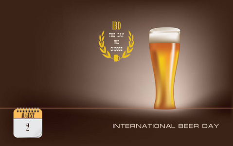 我们选择国际啤酒日的日子8月2日