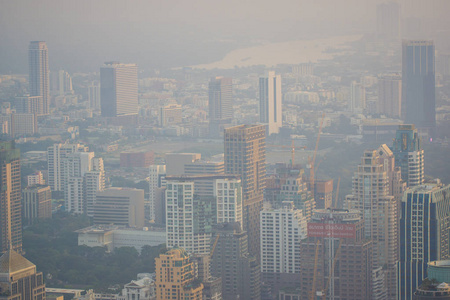 曼谷大都会大厦空气污染PM25对泰国卫生造成负面影响