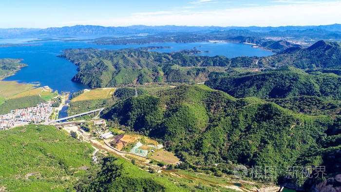 自然保护区公园山体景观. 密云北京中国.