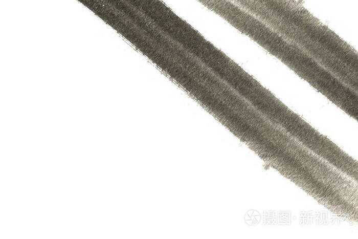抽象墨水背景。 大理石风格。 白纸上的黑色油漆笔画纹理。 用于网页和游戏设计的壁纸。 泥艺术。 笔汁的宏观图像。 暗黑色漆