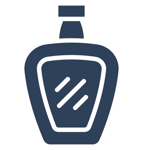 酒瓶矢量图标图片