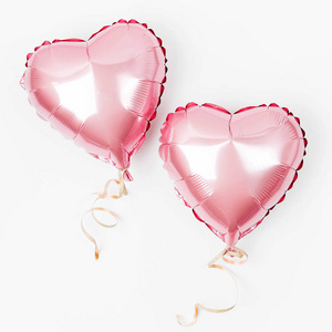 彩色心形气球图片