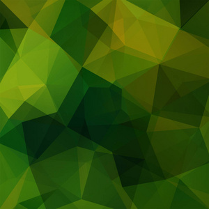 抽象几何风格绿色背景..矢量图
