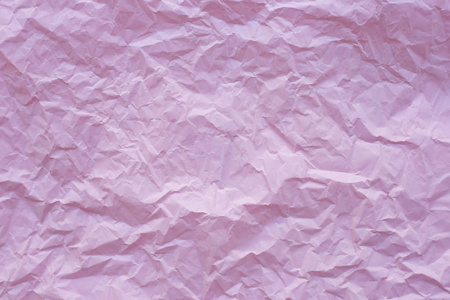 粉红色皱缩回收纸背景