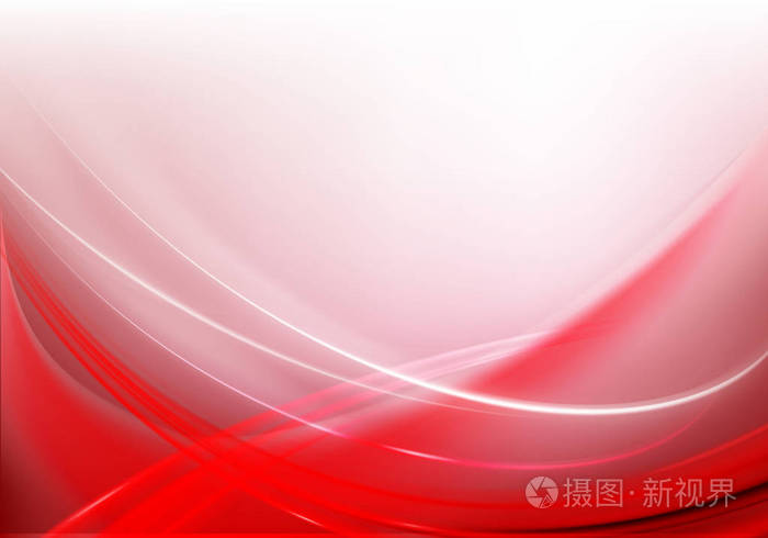 浅红色抽象背景与光滑的细线
