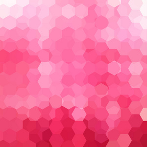 几何形状的背景。 粉红色马赛克图案。 矢量图EPS10.矢量图