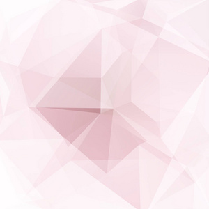 由粉红色白色三角形组成的抽象背景。 商业演示或网页模板横幅传单的几何设计。 矢量插图