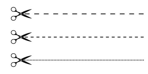 与剪切线剪刀图片