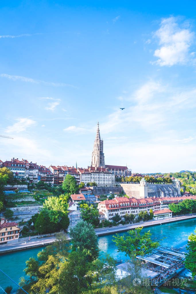 瑞士伯尔尼首都美丽的建筑