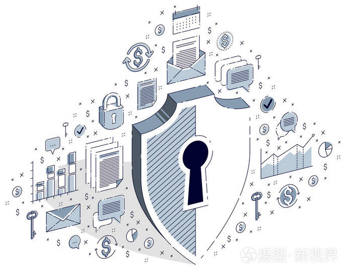 保护财务概念财务安全