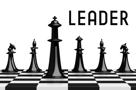三维国际象棋领导概念