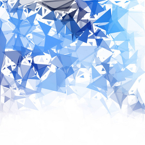 蓝折花镶嵌背景创意设计模板