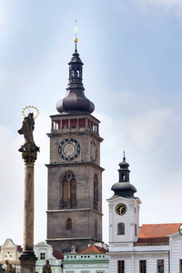 捷克共和国大广场上的白塔