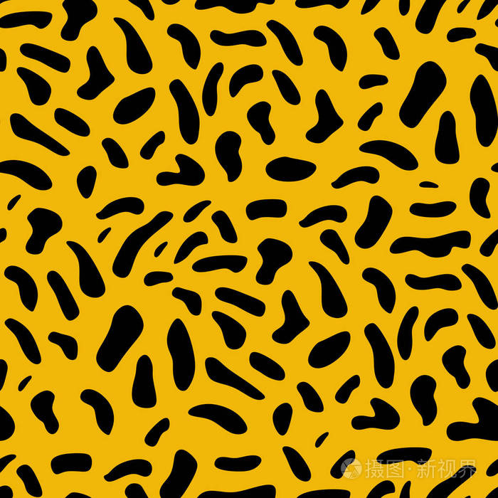 动物皮肤无缝图案与时尚迷彩设计时尚纺织品印花.