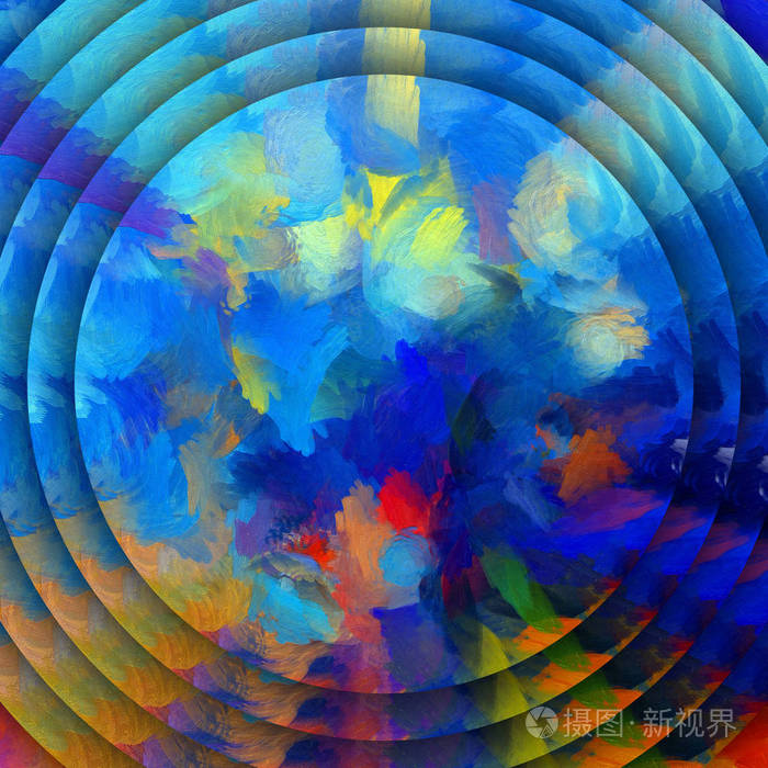 抽象画墙艺术帆布印花油漆现代绘画纹理笔触当代印象主义风格温暖的