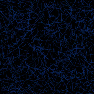 蓝色随机排列曲线的抽象无缝图案