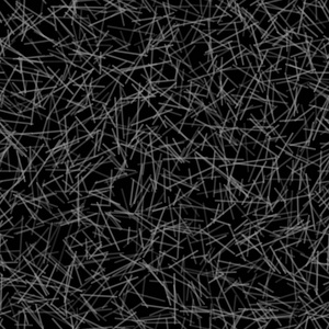 黑白随机排列的线条的抽象无缝图案