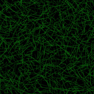 绿色随机排列的线条的抽象无缝图案