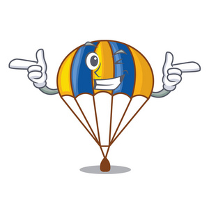 降落伞卡通图片