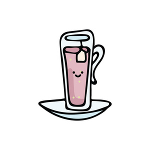 手绘新鲜薄荷饮料元素剪贴画厨房博客食品图形咖啡馆餐厅网页按钮.