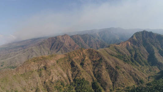 印度尼西亚巴厘岛的山区景观