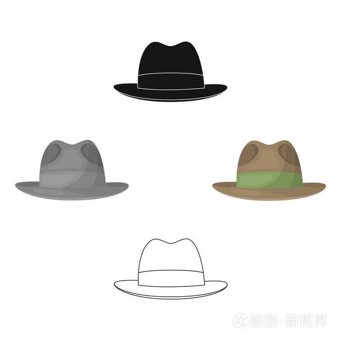 侦探单图标卡通风格矢量象征股票插图插画-正版商用图片182syv-摄图新
